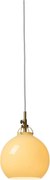 Halo Design 747931 - Pendul pe cablu TOSCANA, 1x G9, 28W, 230V, Ø 18 cm, bej/alamă