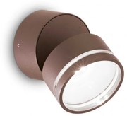 Aplica de perete exterior, IP54 OMEGA AP ROUND COFFEE 4000K