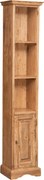 Biblioteca mica, L40 30 H196 cm, natur antichizat, lemn masiv