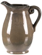 Cana ceramică gri, 18 x 20 x 28 cm, mare, 28 cm