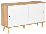 HOMCOM mobilier bucatarie modern, 130x40x74.5cm, alb | Aosom Romania