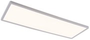 Panou LED modern alb 58x20 cm cu LED Dim to Warm - Billie