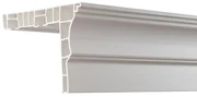 Sina perdea tavan din pvc, 2 canale,  alba , cu toate accesoriile incluse - 240 cm