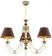 Candelabru 3 brate design clasic realizat manual Dorato