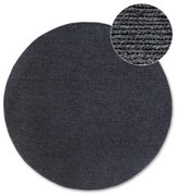 Covor gri închis țesut manual rotund din lână ø 200 cm Francois – Villeroy&amp;Boch