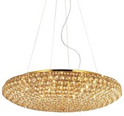 Lustră de cristal pe cablu Ideal Lux KING 12xG9/40W/230V