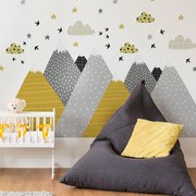 Autocolant Ambiance Giant Kid Sticker Scandinavian Mountains Henrika