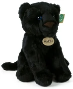 Leopard negru din pluș, 30 cm, ECO-FRIENDLY