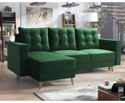 Coltar Living Extensibil BLEKY ROH Verde Stanga