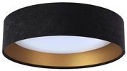 LED Plafonieră GALAXY 1xLED/24W/230V negru/auriu