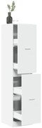 vidaXL Dulap de farmacie, alb, 40x41x174,5 cm, lemn prelucrat