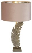 Veioza/Lampa de masa design lux elegant Belle argintiu/roz