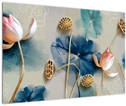 Tablou cu flori (90x60 cm)