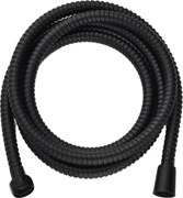 Furtun de duș din oțel inoxidabil negru, 200 cm