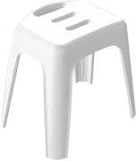 Spirella Scaun de duș HOCKER, alb, 47 cm