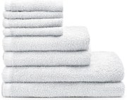 Prosoape de baie albe 8 buc. din bumbac cu uscare rapidă Quick Dry – Catherine Lansfield
