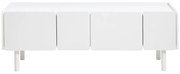 Comodă TV albă 160x55x45 cm Bera – Unique Furniture