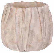 Husă din beton pentru ghiveci M1, gri, 22 x 18 cm, 22 cm