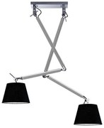 Lustra directionabila design modern ZYTA 2 S ALU negru