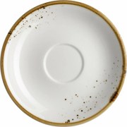 Mäser Farfurie Espresso Pintar Puncte maro alb 13cm, S