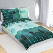 Bellatex Lenjerie de pat din bumbac Plástev verde,140 x 200 cm, 70 x 90 cm