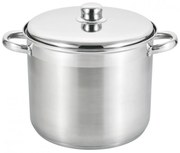 Oala cu capac metalic Rosberg R51211B26S, 26x21 cm, 11 L, Inductie, Inox