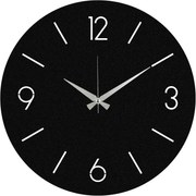 Ceas de perete Trevwela, Black , 48 x 48 cm