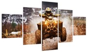 Tablou cu șofer pe ATV (125x70 cm), în 40 de alte dimensiuni noi