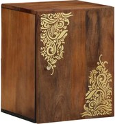 vidaXL Dulap de perete Maro miere 38 x 33 x 48 cm Lemn de mango solid
