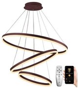 Lustră LED dimabilă pe cablu LED/125W/230V 3000-6500K + telecomandă