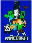 Pătură pentru copii Minecraft Time to Mine , 100 x140 cm