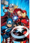 Pătură pentru copii Jerry Fabrics Avengers Heroes 02, 100 x 150 cm