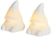 Decorațiuni luminoase albe 2 buc. cu baterii Coco – Sirius