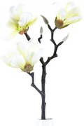 Floare artificială Magnolia albă, 55 cm