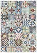 Covor Universal Azulejos, 120 x 170 cm, albastru
