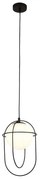 Lustra / Pendul suspendat design modern Axis negru 9131BK SRT