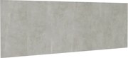 vidaXL Tăblie de pat/ perete, gri beton, 240x1,5x80 cm, lemn prelucrat