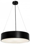Lustra suspendata design modern circular Renata negru