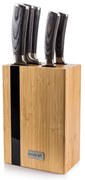 Set de cuțite G21 Gourmet Rustic 5 bucăți + blocde bambus