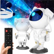 Proiector RGB LED în formă de astronaut, 5W/5V, cu telecomandă