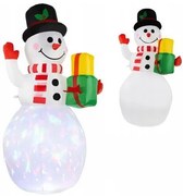 Om de zăpadă gonflabil LED 155 cm