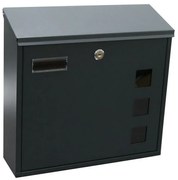 Cutie poștală 350 x 330 x 110 mm, antracit