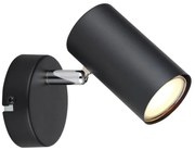 Aplica/Spot directionabil stil minimalist ALLVI negru