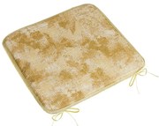 Bellatex Husă pentru scaun Adéla netedă Piele deșarpe maro, 40 x 40 cm