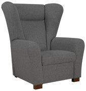 Fotoliu cu aripi VIVA, gri închis