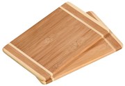 Kesper 58002 Set placă de tăiat din bambus 2 buc ,22 x 14 x 1 cm