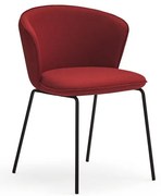 Set de scaune de sufragerie roșu 2 buc. tapițat Add – Teulat