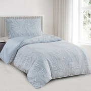 Lenjerie de pat din jacard Colorado albastru, 140x 200 cm, 70 x 90 cm