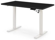 Masa de birou cu functie de reglare a inaltimii B54 negru/alb L120 cm