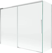 Mexen Rox paravan de duș cu 2 uși glisante 190 + 80 x 150 cm, transparent, cromat - 8C9-190-080-01-00
